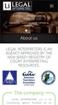 Mobile Screenshot of legal-interpreters.com